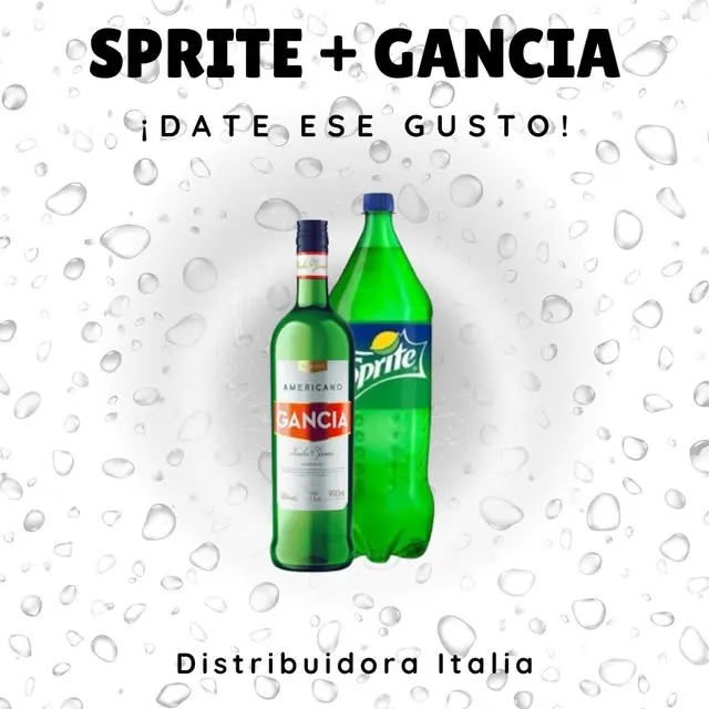 Publicación con Sprite y Gancia